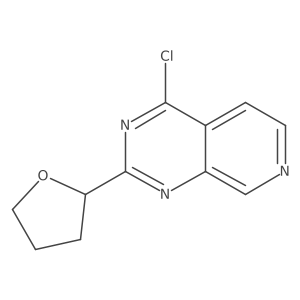 4-Chloro-2-(tetrahydrofuran-2-yl)pyrido[3,4-d]pyrimidine Structure