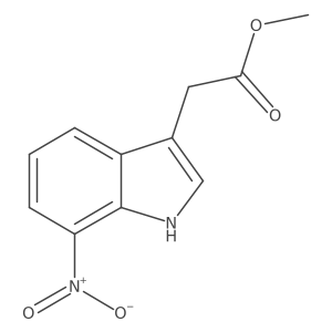 Methyl 7-Nitroindole-3-acetate Structure