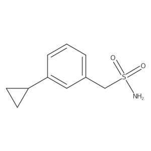 (3-Cyclopropylphenyl)methanesulfonamide结构式