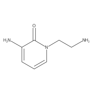 3-Amino-1-(2-aminoethyl)-1,2-dihydropyridin-2-one结构式