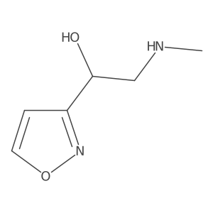2-(Methylamino)-1-(1,2-oxazol-3-yl)ethan-1-ol Structure