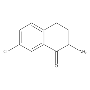 2-Amino-7-chloro-3,4-dihydronaphthalen-1(2H)-one结构式