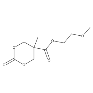 2-Methoxyethyl 5-methyl-2-oxo-1,3-dioxane-5-carboxylate Structure