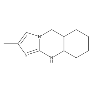 2-methyl-5H,5aH,6H,7H,8H,9H,9aH,10H-imidazo[2,1-b]quinazoline结构式