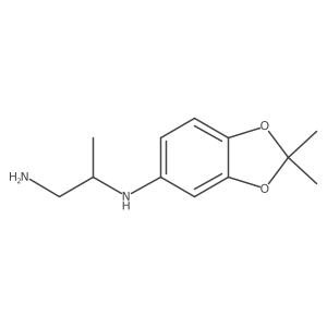 1,2-Propanediamine, N2-(2,2-dimethyl-1,3-benzodioxol-5-yl)- Structure