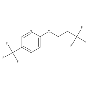 5-(Trifluoromethyl)-2-(3,3,3-trifluoropropoxy)pyridine结构式