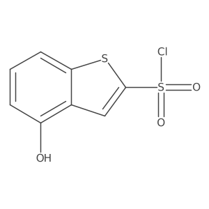 4-Hydroxy-1-benzothiophene-2-sulfonyl chloride结构式