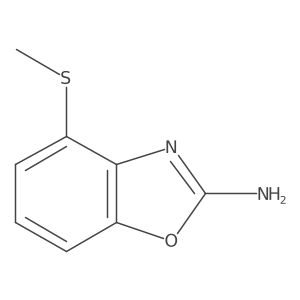 4-(Methylthio)benzo[d]oxazol-2-amine Structure