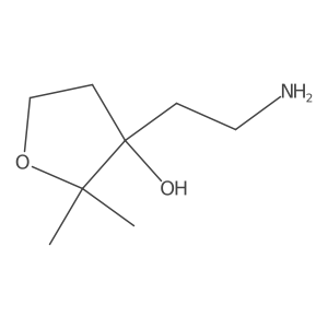 3-(2-Aminoethyl)-2,2-dimethyloxolan-3-ol Structure