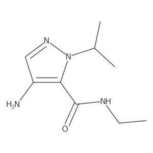 4-amino-N-ethyl-1-(propan-2-yl)-1H-pyrazole-5-carboxamide Structure