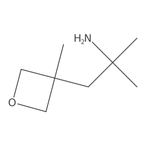 2-Methyl-1-(3-methyloxetan-3-yl)propan-2-amine Structure
