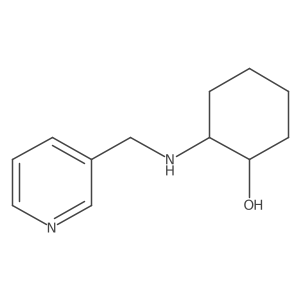 (1S,2S)-2-{[(pyridin-3-yl)methyl]amino}cyclohexan-1-ol结构式