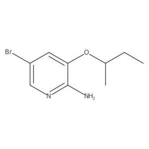 5-Bromo-3-butan-2-yloxypyridin-2-amine Structure