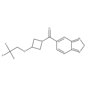 Benzo[c][1,2,5]thiadiazol-5-yl(3-(2,2,2-trifluoroethoxy)azetidin-1-yl)methanone Structure