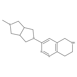 2-methyl-5-{5H,6H,7H,8H-pyrido[4,3-c]pyridazin-3-yl}-octahydropyrrolo[3,4-c]pyrrole, cis结构式