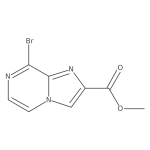 Methyl 8-bromoimidazo[1,2-a]pyrazine-2-carboxylate Structure