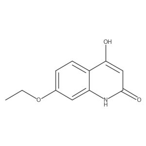 7-Ethoxy-4-hydroxyquinolin-2(1H)-one结构式