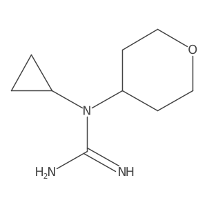 1-cyclopropyl-1-(tetrahydro-2H-pyran-4-yl)guanidine Structure