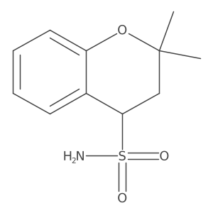 2,2-Dimethylchroman-4-sulfonamide Structure