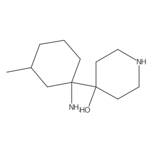 4-(1-Amino-3-methylcyclohexyl)piperidin-4-ol结构式
