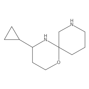 4-Cyclopropyl-1-oxa-5,8-diazaspiro[5.5]undecane Structure