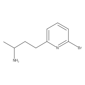 (2R)-4-(6-bromopyridin-2-yl)butan-2-amine Structure