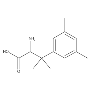 2-Amino-3-(3,5-dimethylphenyl)-3-methylbutanoic acid结构式