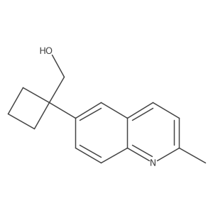 [1-(2-Methylquinolin-6-yl)cyclobutyl]methanol结构式
