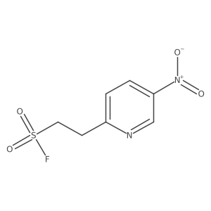 2-(5-Nitropyridin-2-yl)ethane-1-sulfonyl fluoride结构式