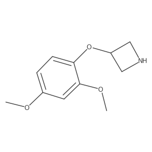 3-(2,4-Dimethoxyphenoxy)azetidine Structure