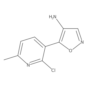 5-(2-Chloro-6-methylpyridin-3-yl)-1,2-oxazol-4-amine Structure