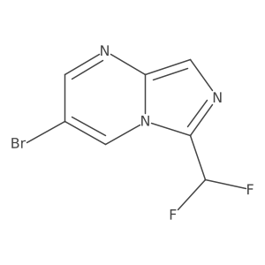 3-Bromo-6-(difluoromethyl)imidazo[1,5-A]pyrimidine Structure