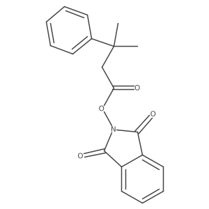 1,3-dioxo-2,3-dihydro-1H-isoindol-2-yl 3-methyl-3-phenylbutanoate Structure