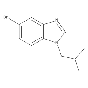 5-bromo-1-(2-methylpropyl)-1H-1,2,3-benzotriazole Structure