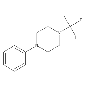 1-Phenyl-4-(trifluoromethyl)piperazine Structure
