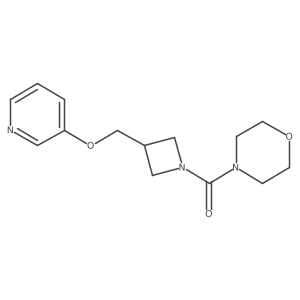 4-{3-[(Pyridin-3-yloxy)methyl]azetidine-1-carbonyl}morpholine Structure