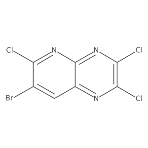 7-Bromo-2,3,6-trichloropyrido[2,3-b]pyrazine Structure