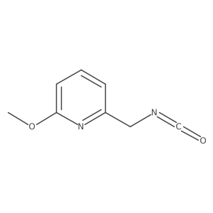 2-(Isocyanatomethyl)-6-methoxypyridine Structure