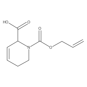 1-[(Prop-2-en-1-yloxy)carbonyl]-1,2,5,6-tetrahydropyridine-2-carboxylic acid结构式