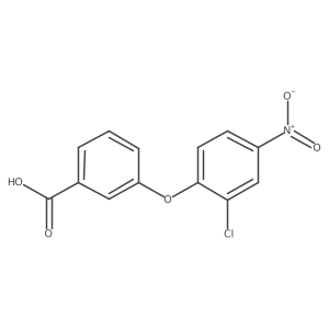 3-(2-Chloro-4-nitrophenoxy)benzoic acid Structure