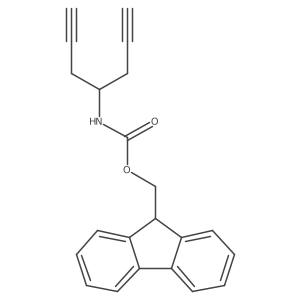 (9H-fluoren-9-yl)methyl N-(hepta-1,6-diyn-4-yl)carbamate Structure