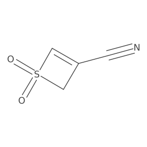 1,1-dioxo-2H-1lambda6-thiete-3-carbonitrile结构式