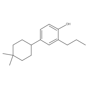 4-(4,4-Dimethylcyclohexyl)-2-propylphenol Structure