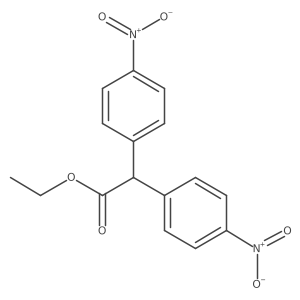 Ethyl bis(4-nitrophenyl)acetate结构式