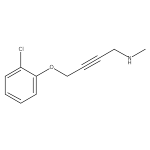 4-(2-Chlorophenoxy)-N-methyl-2-butyn-1-amine Structure