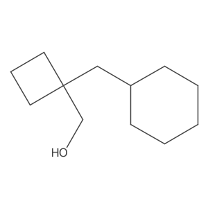 [1-(Cyclohexylmethyl)cyclobutyl]methanol Structure