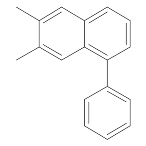 6,7-Dimethyl-1-phenylnaphthalene结构式