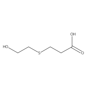 3-(2-Hydroxy-ethylsulfanyl)-propionic acid结构式