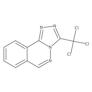 1,2,4-Triazolo[3,4-a]phthalazine, 3-(trichloromethyl)- Structure