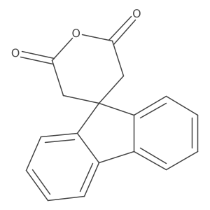 Spiro[9H-fluorene-9,4a(2)-[4H]pyran]-2a(2),6a(2)(3a(2)H,5a(2)H)-dione Structure